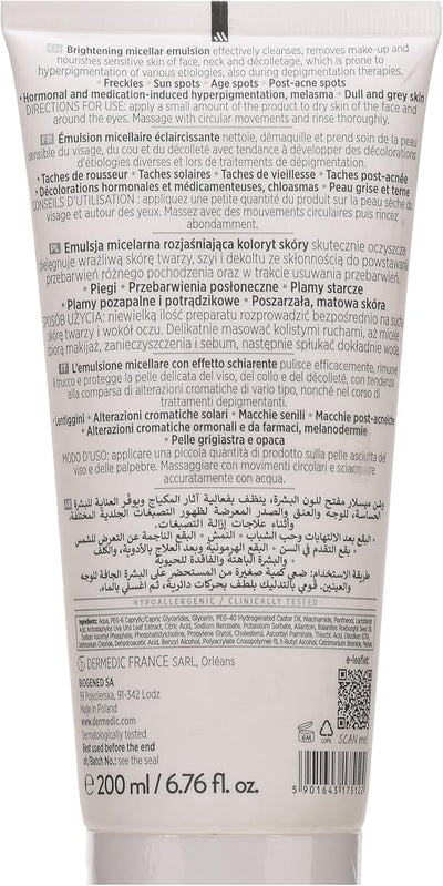 Dermedic Micellar Emulsion for Face Cleansing - 200 ml - Image 3