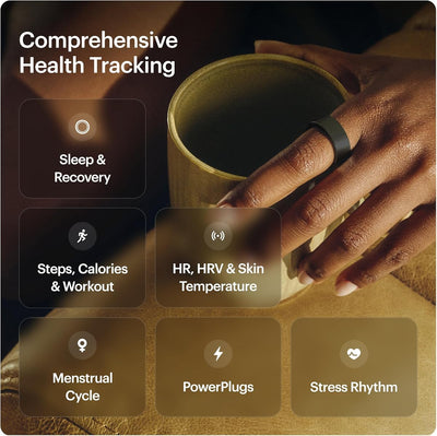 Ultrahuman Ring AIR - Smart Health Tracker in Matte Grey, Size 10 - Image 3