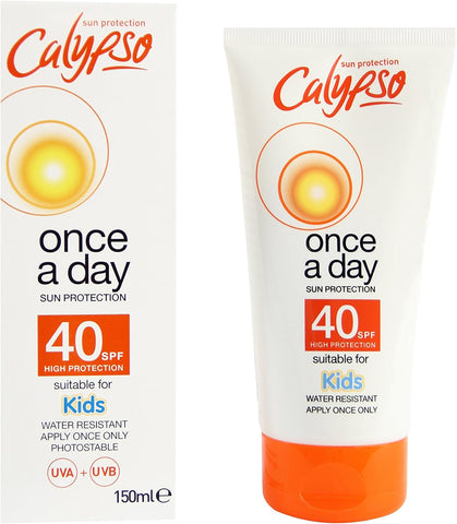 Calypso Kids Once A Day Tan and Protect Lotion SPF40 150 ml