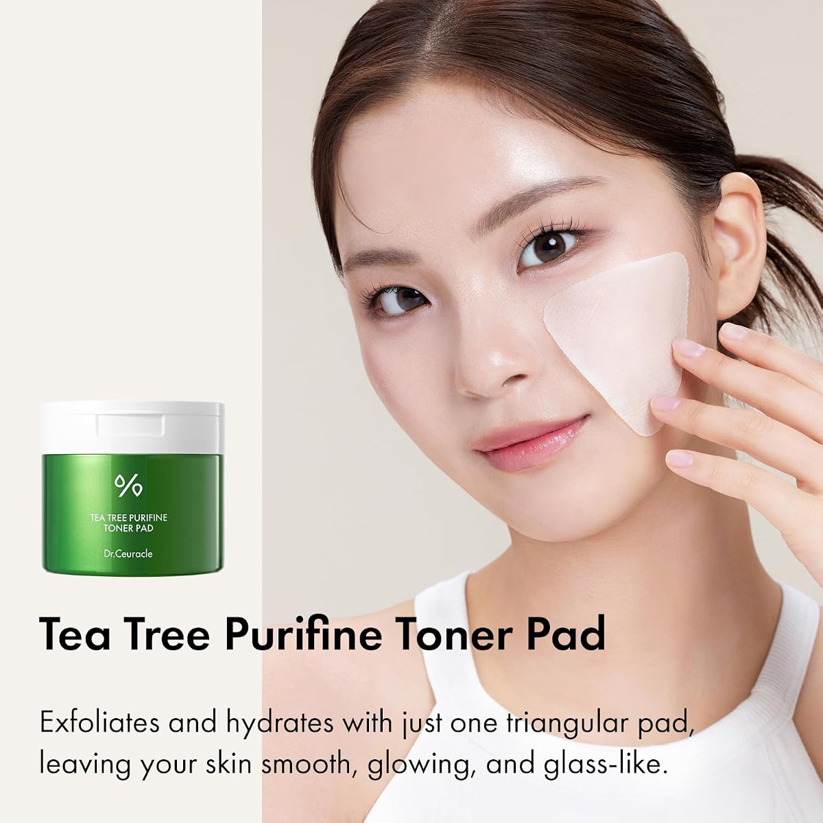 Dr.Ceuracle Tea Tree Purifine Toner Pad - 160ml, 60 Pieces - Image 3