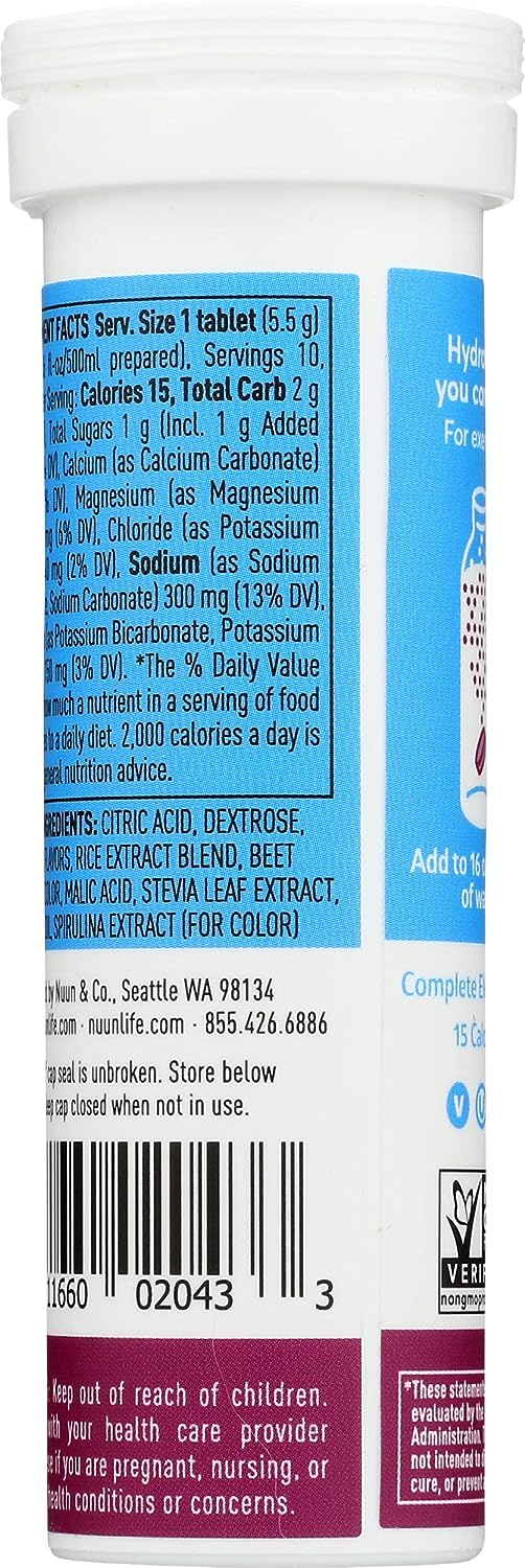 Nuun Act Sport Hydration Tablets - Tri-Berry Flavour, 10 Count - Image 5
