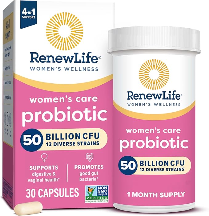 RenewLife Ultimate Flora Vaginal Formula 50 Billion CFU - 30 Capsules