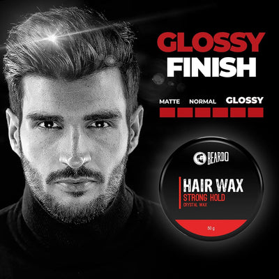 Beardo Strong Hold Hair Wax with Crystal Gel Technology - 50g - Image 6