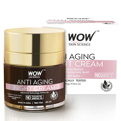 Wow Skin Science Anti Aging Night Cream 50ml - Face Moisturiser