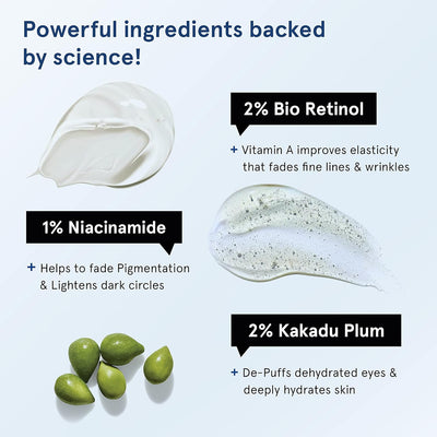 Be Bodywise 2% Bio Retinol Under Eye Cream - 15g - Image 3