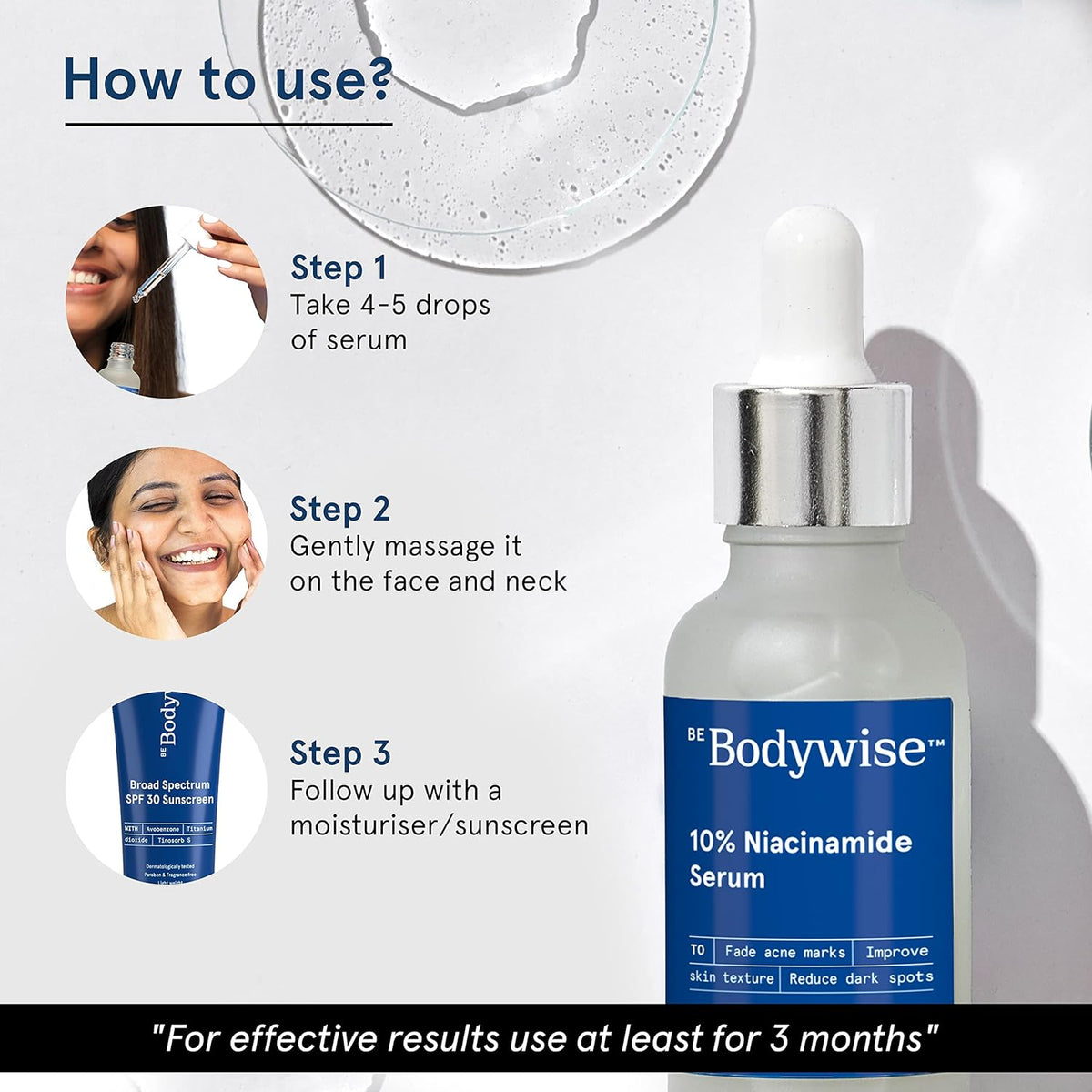 Be Bodywise 10% Niacinamide with 1% Zinc PCA Face Serum - 30ml - Image 5