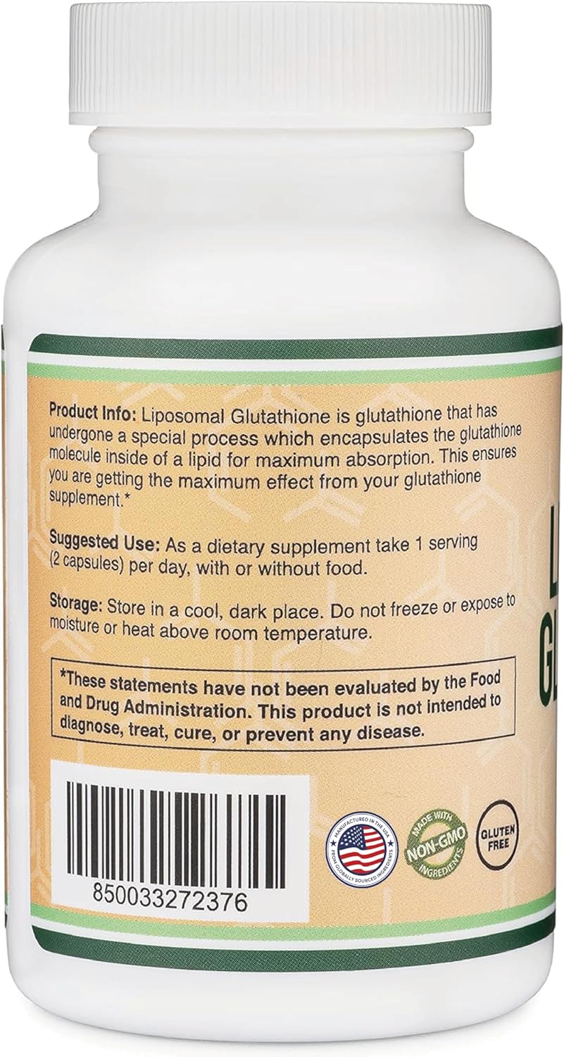 Doublewood Liposomal Glutathione Capsules - 60 Count - Image 4