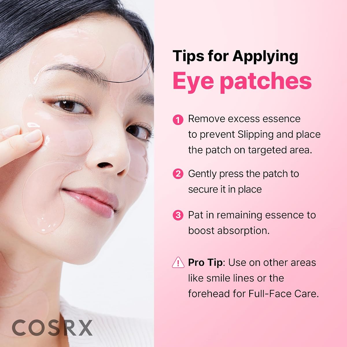 The Peptide Collagen Hydrogel Eye Patches - 60 Patches, Korean Skincare - Image 4