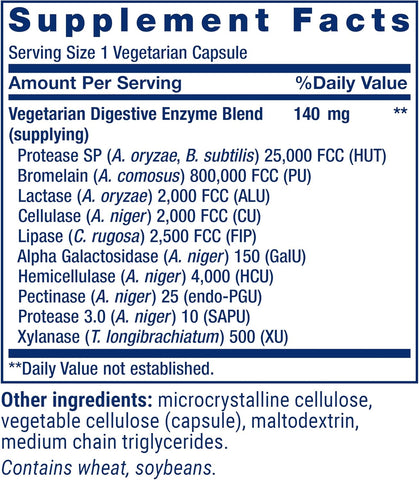 Life Extension Enhanced Super Digestive Enzymes, 60 veg caps