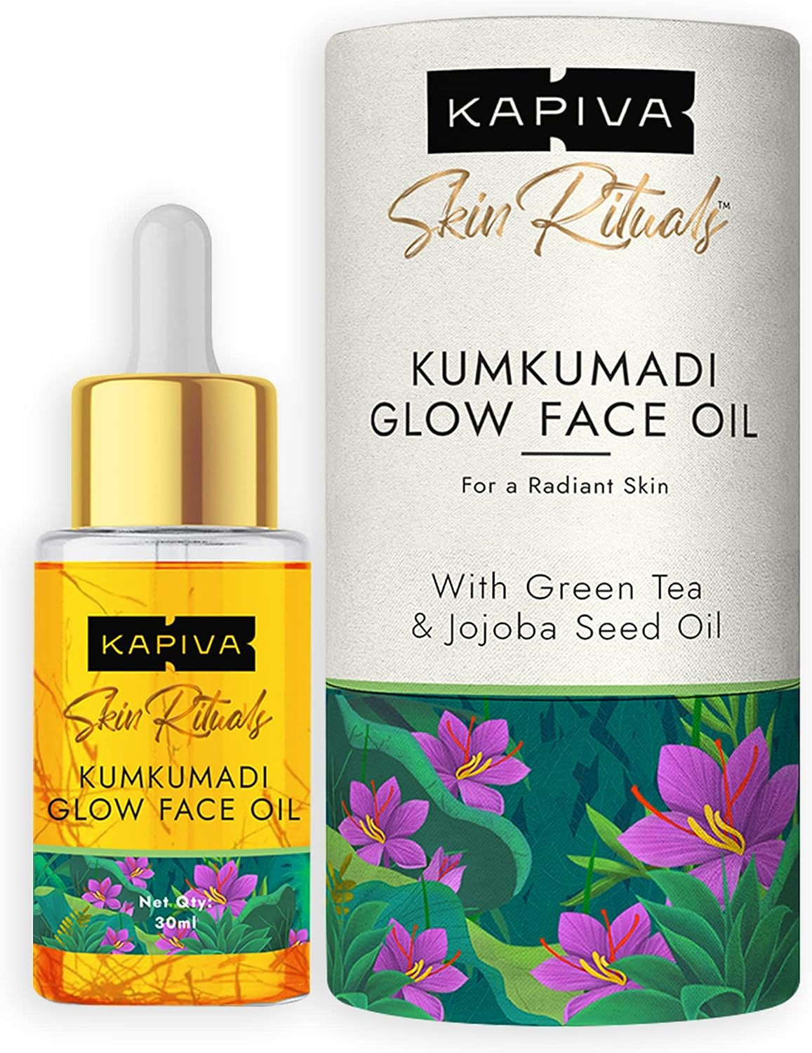 KAPIVA Kumkumadi Glow face oil Skin Rituals 30 ml