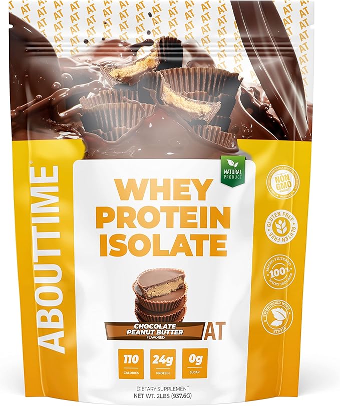 About Time 100% WPI Chocolate Powd 918.4G