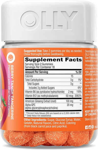Olly Lazer Focus Gummy - Vitamins & Minerals Supplement, 36 Gummies - Image 7