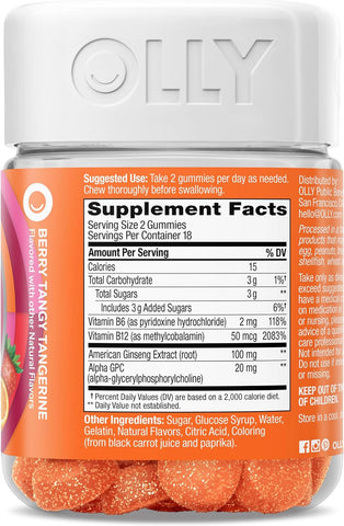 OLLY LAZER FOCUS GUMMY 36