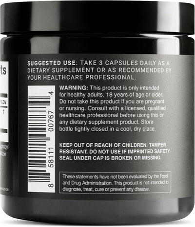 Toniiq Lion's Mane Capsules - 10:1 Extract, 30% Polysaccharides, 120 Count - Image 3