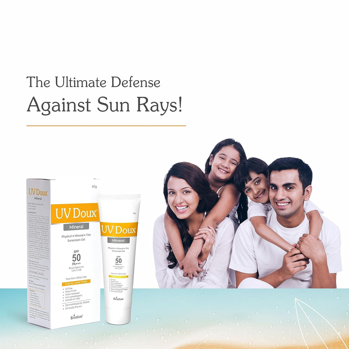 Brinton UV DOUX Mineral Sunscreen Gel - Sun Care Protection, 50g - Image 7