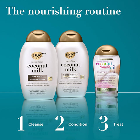 OGX SHAMPOO 385ML COCONUT MILK
