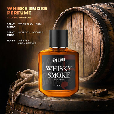 Beardo Whisky Smoke Eau De Parfum - Spicy, Woody-Oudh Scent, 50ml - Image 4