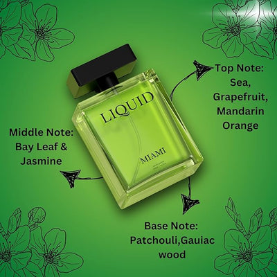Miami Liquid Eau De Parfum - Fragrance Deodorant, 90ml - Image 5