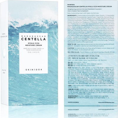 Skin1004 Madagascar Centella Hyalu-Cica Moisture Cream - Face Moisturiser, 75ml - Image 2