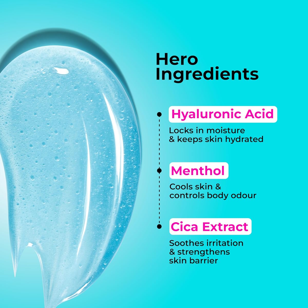 Foxtale Hydrating Body Wash with Hyaluronic Acid & Ceramides, SLS-Free, 250 ml - Image 3