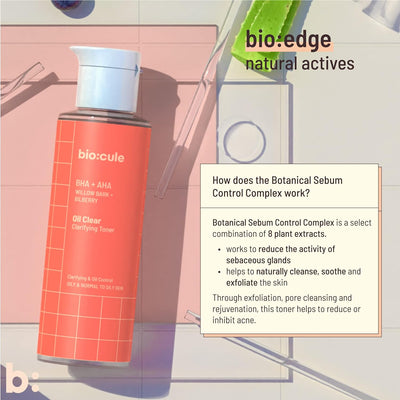 Biocule Oil Clear Clarifying Toner - BHA + AHA, 30ml - Image 7