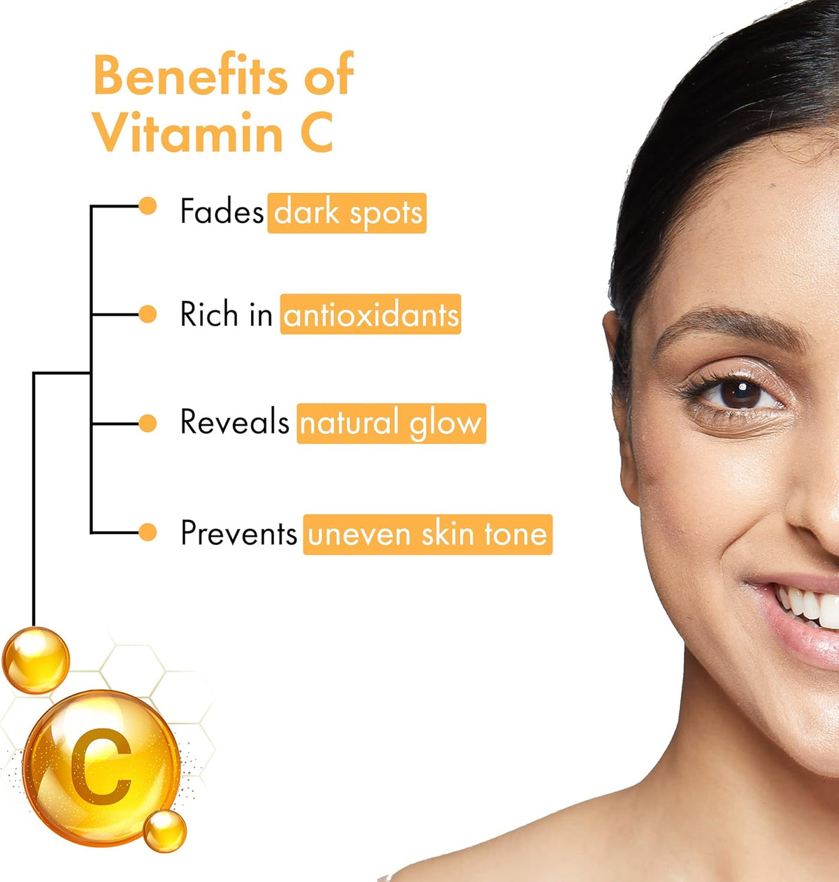 Good Vibes Vitamin C Glow Toner - 200ml, Face Cleanser - Image 2