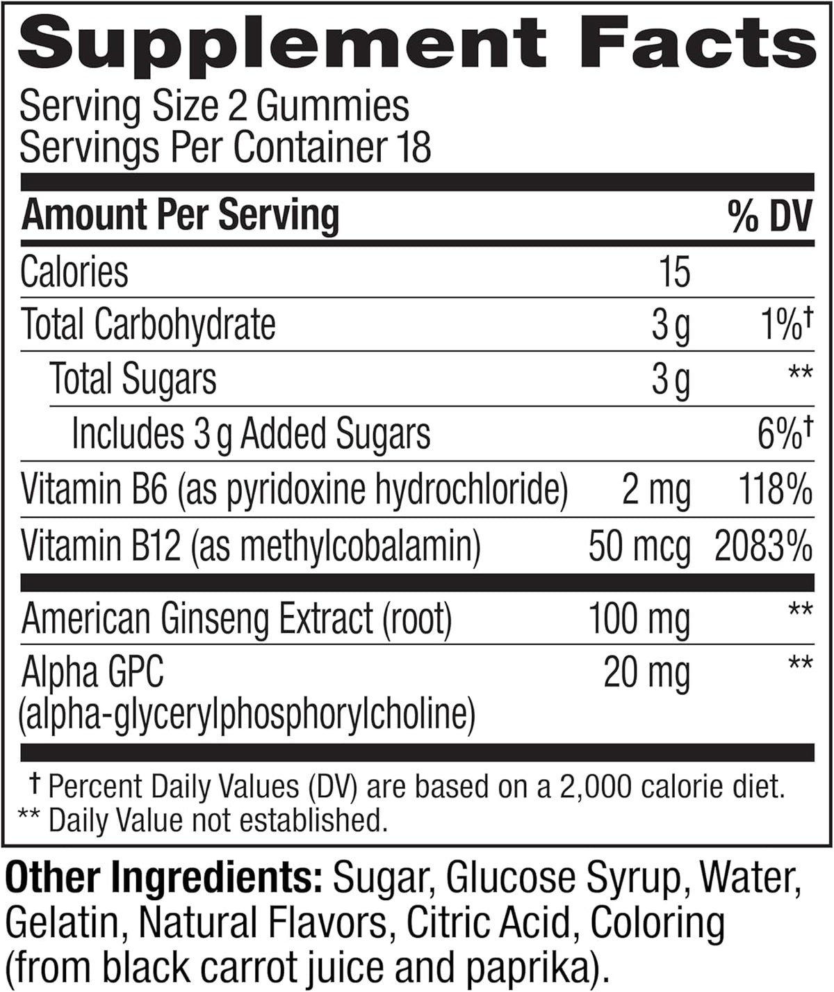Olly Lazer Focus Gummy - Vitamins & Minerals Supplement, 36 Gummies - Image 6