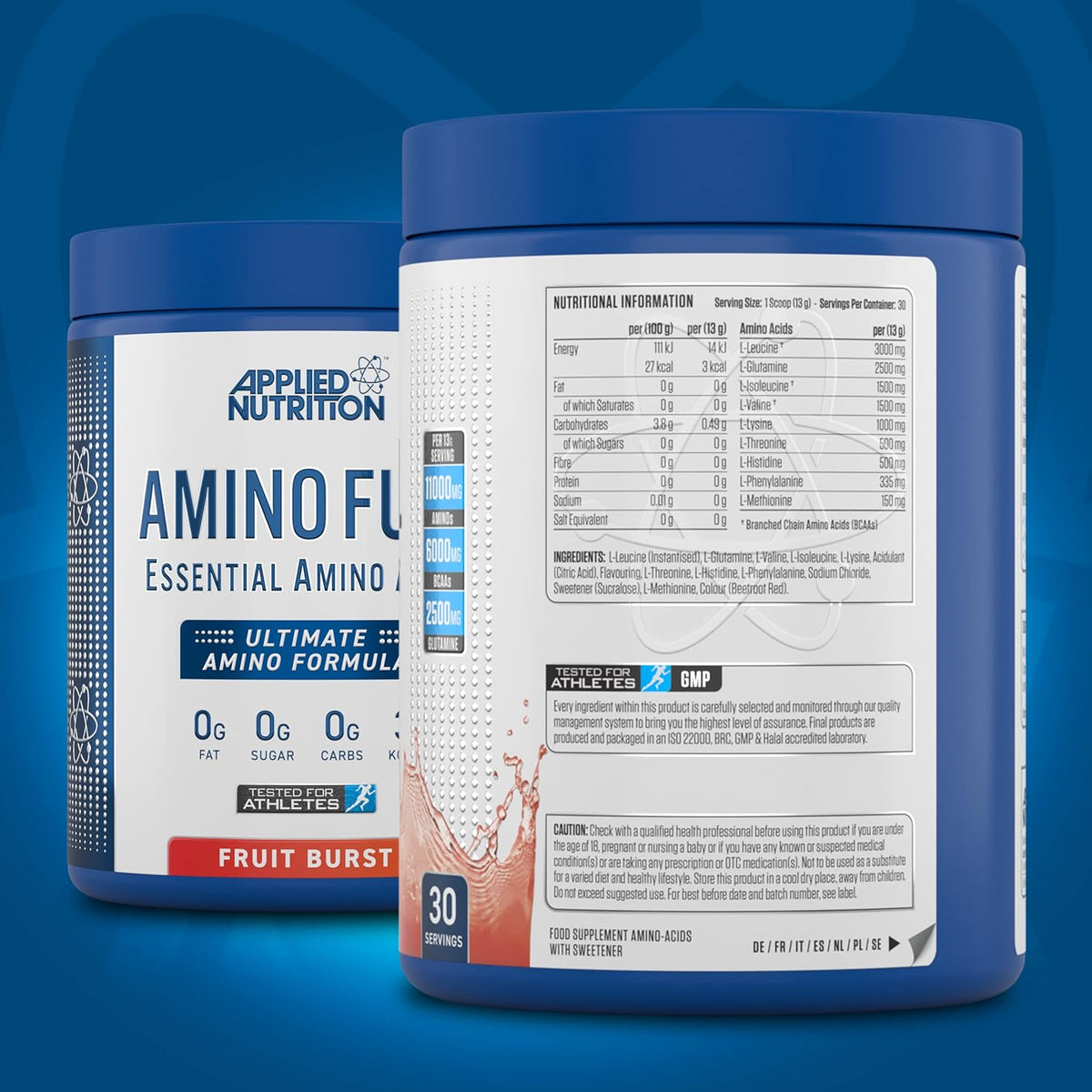 Applied Amino Fuel EAA Fruit Burst Powder, 390g - Sports Nutrition - Image 6