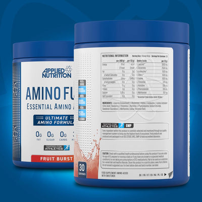 Applied Amino Fuel EAA Fruit Burst Powder, 390g - Sports Nutrition - Image 6