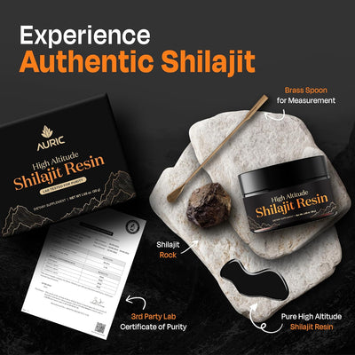 Auric High Altitude Shilajit Resin - Ayurvedic Supplement - 30g - Image 3