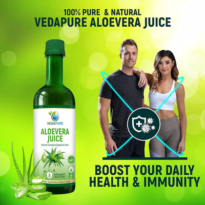 Vedapure Aloe Vera Juice - 500 ml Functional Drink - Image 2