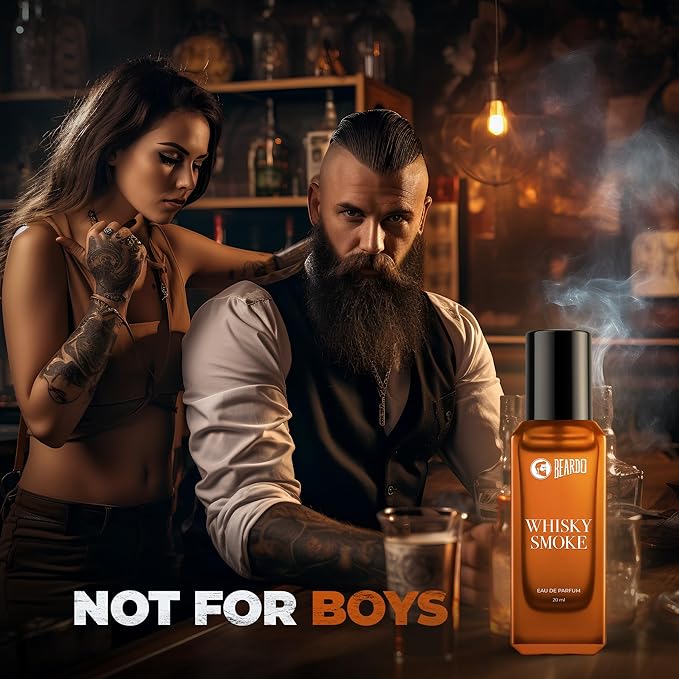 Beardo Whisky Smoke & Godfather Perfume Combo - Fragrance Set - 20 ml Each - Image 6