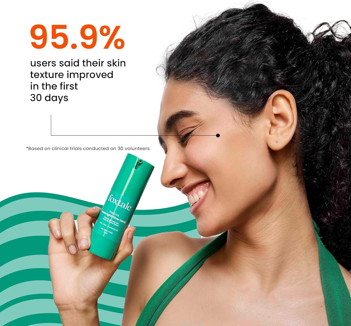Foxtale Overnight Glow Mask with AHAs and PHAs - 30ml - Image 4