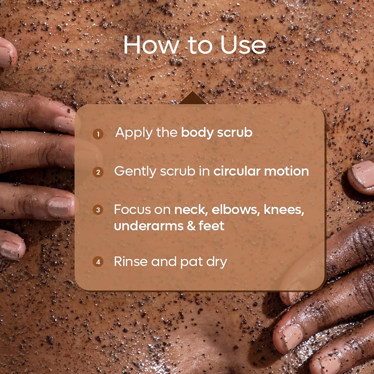 mCaffeine Naked & Raw Coffee Body Scrub - Exfoliating, Tan Removal, 100g - Image 5
