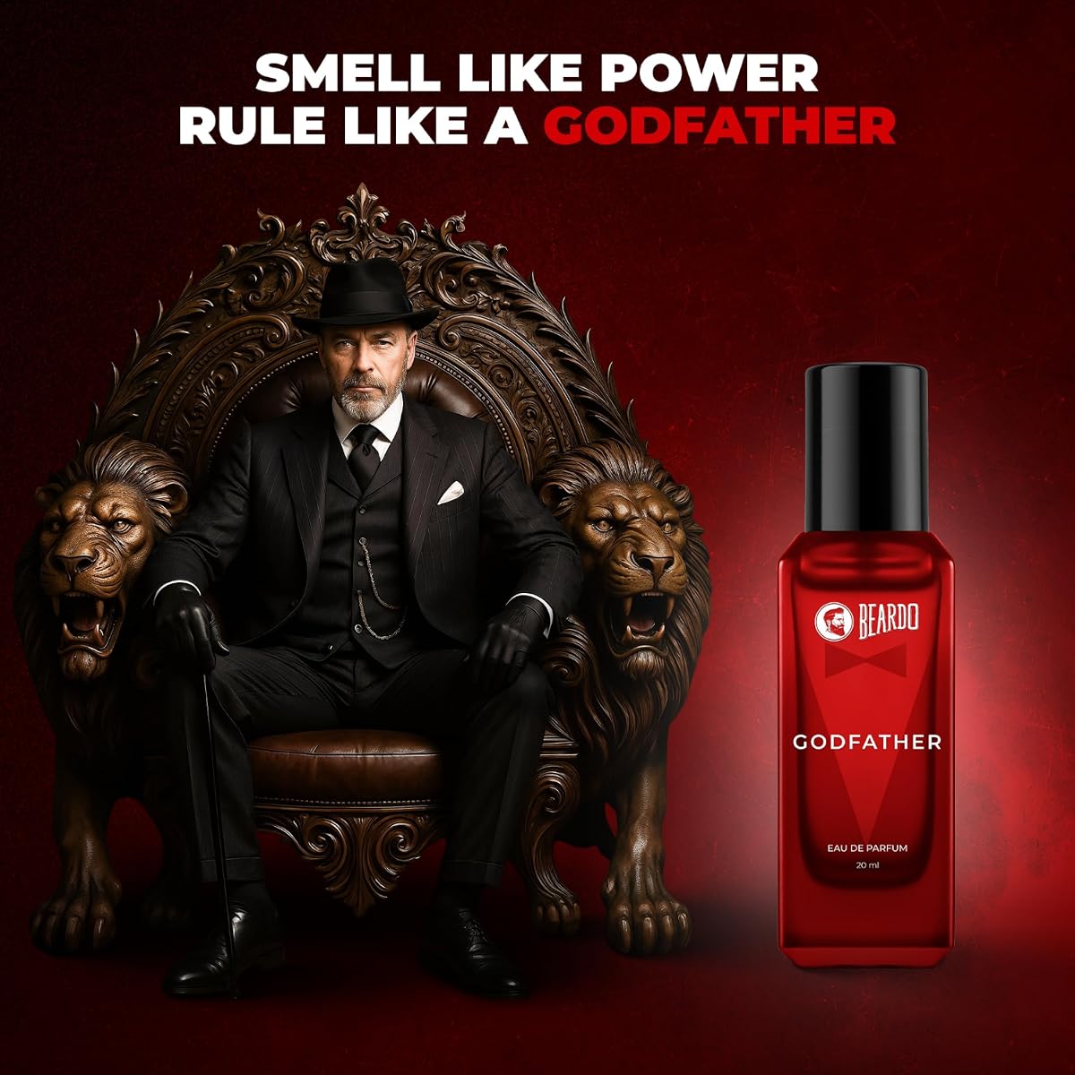 Beardo Godfather Perfume EDP - Aromatic & Spicy Scent, 20ml - Image 6