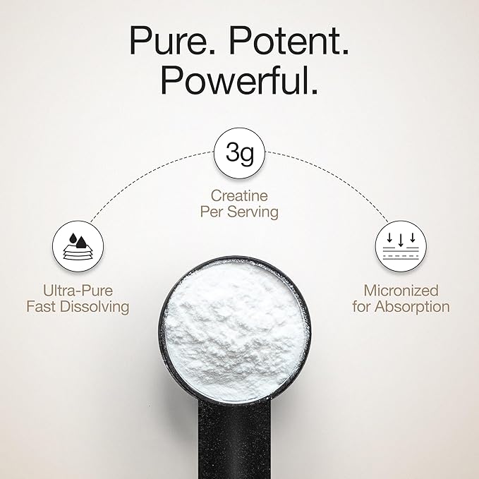 Wellbeing Nutrition Creatine Monohydrate Powder - Unflavored, 100g - Image 3