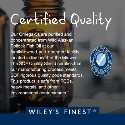 Wiley's Finest Peak EPA Softgels - High Omega-3, 30 Count - Image 6