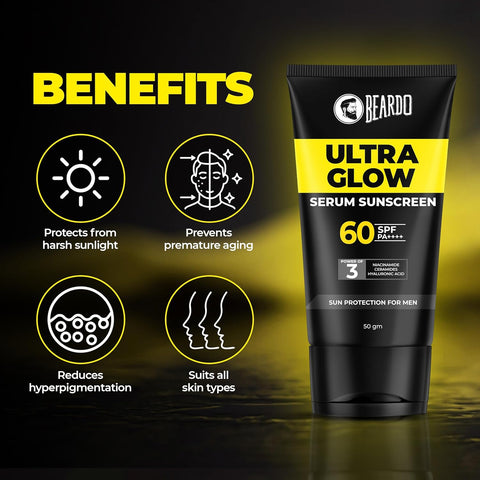 Beardo Ultra Glow Serum Sunscreen 50g