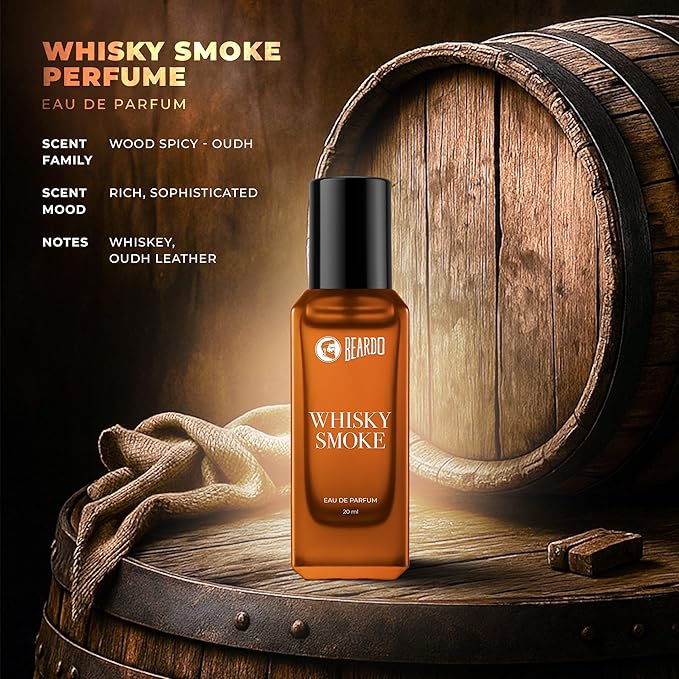 Beardo Whisky Smoke Perfume EDP - Fragrance - 20ml - Image 5
