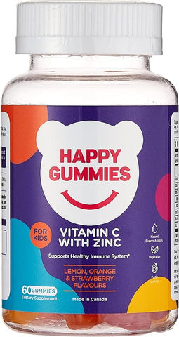 Happy Gummies Vitamin C +Zinc Gummie 60S