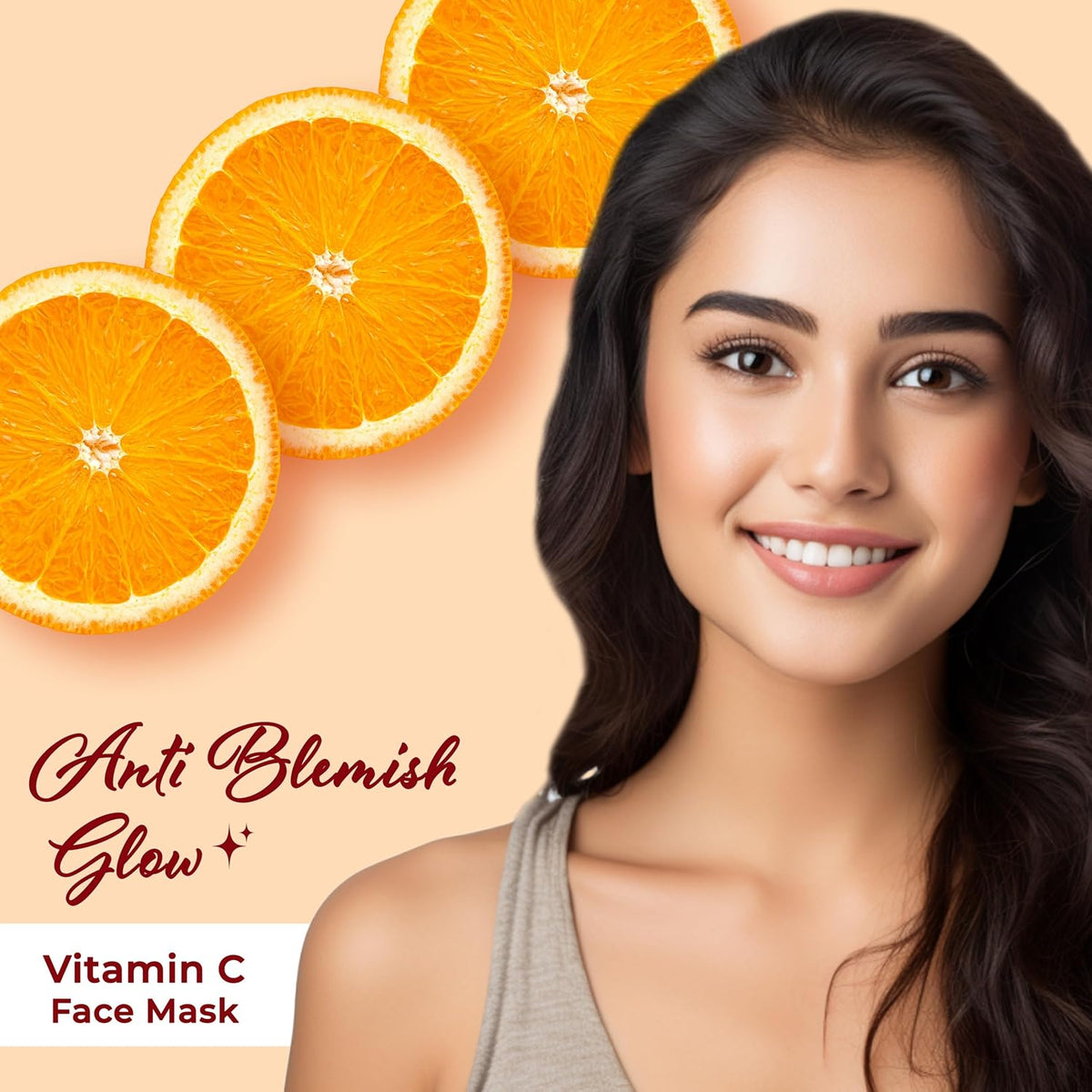 Good Vibes Vitamin C Glow Face Mask - 50 gm - Image 2