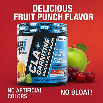 BPI Sports CLA + Carnitine - Fruit Punch Flavour, 50 Servings, 12.34 oz - Image 2