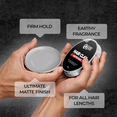 Beardo Strong Hold Clay Wax - Hair Styling, 100g - Image 3