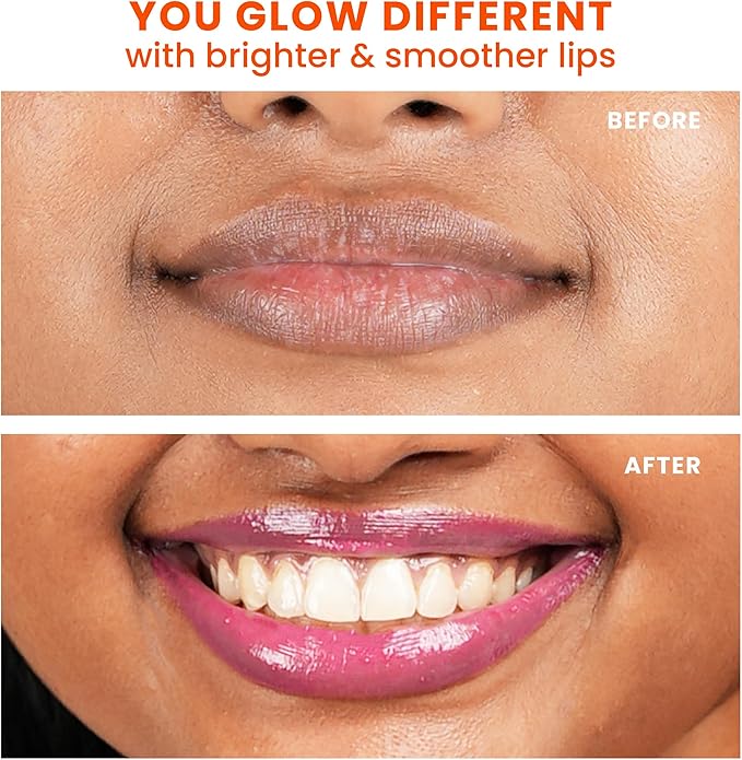 Foxtale Brightening Lip Balm with Peptides, Vitamin C & Hyaluronic Acid - Bubblegum Pink Glaze - Image 3
