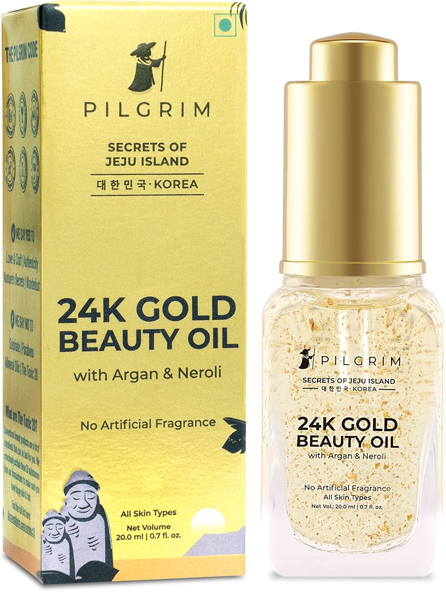 Pilgrim 24K Gold Beauty Oil with Argan & Neroli - 20ml
