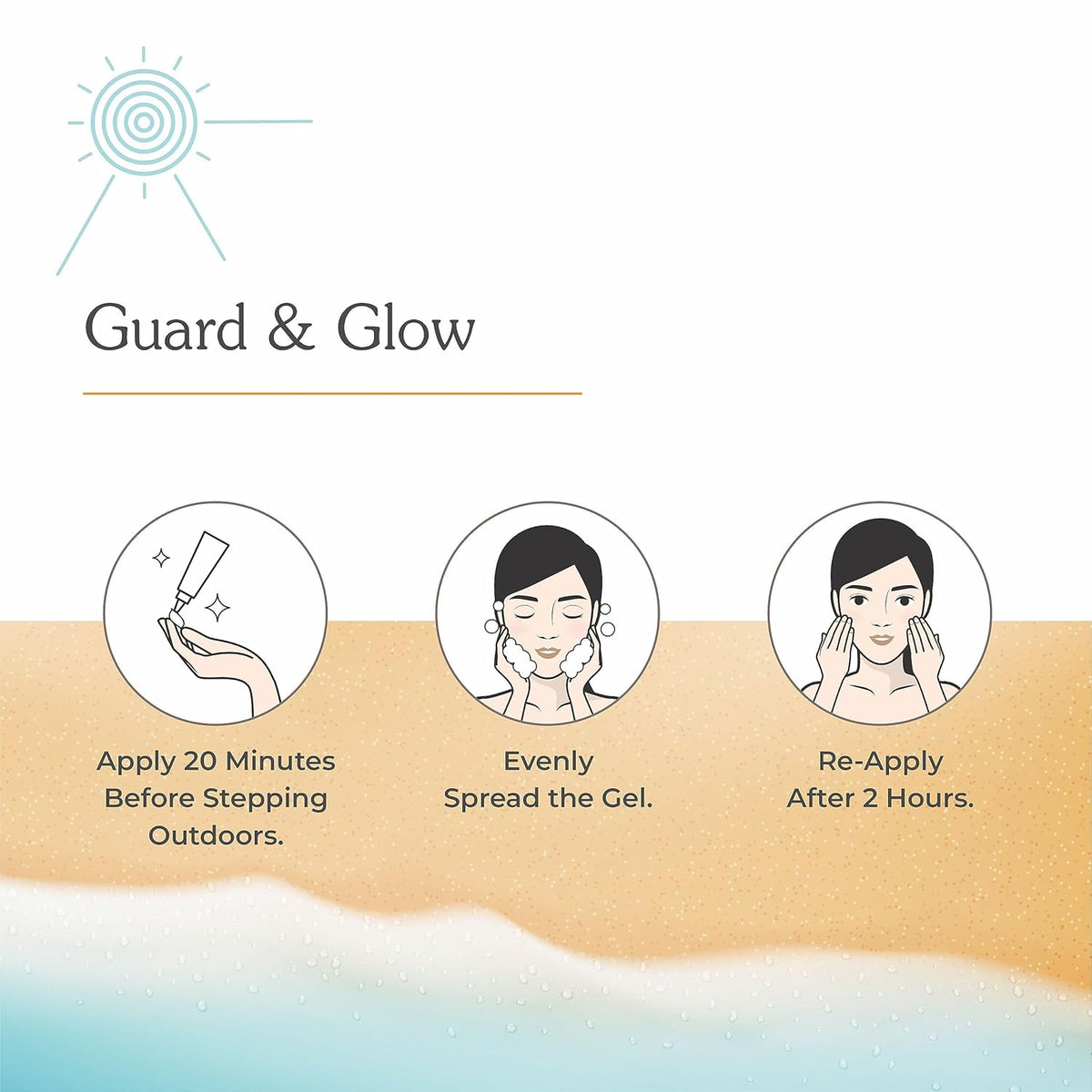 Brinton UV DOUX Mineral Sunscreen Gel - Sun Care Protection, 50g - Image 3