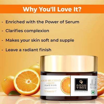 Good Vibes Vitamin C Glow Face Mask - 50 gm - Image 3
