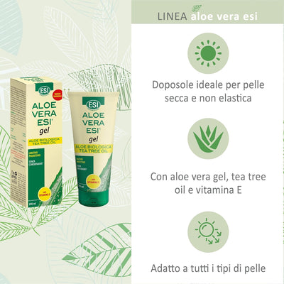 ESI Aloe Vera Gel with Argan Oil for Skin Moisturisation, 200ml - Image 2