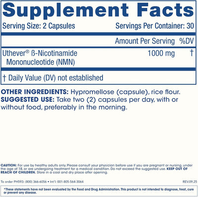 PROHEALTH Pro Health NMN Pro 1000 - High Potency Nicotinamide Mononucleotide, 60 Capsules - Image 5