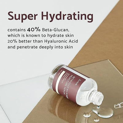 iUNIK 98% Beta-Glucan Power Deep Moisture Serum, Mushroom Yeast Extracts Ampoule, 50ml - Image 3
